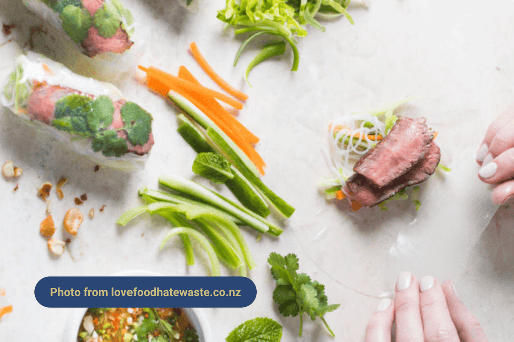 Wagyu Steak Rice Paper Rolls